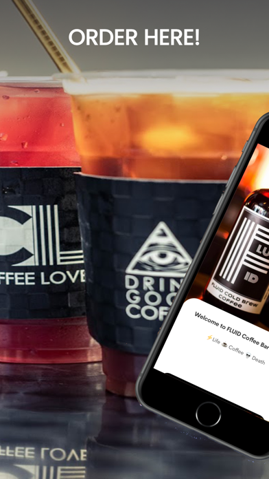 Screenshot 2 of FLUID Coffee Bar App