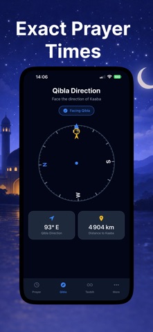 Athan: Prayer Times & Qibla iPhone screenshot