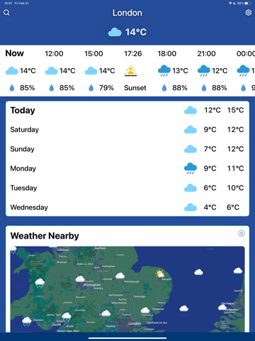 Weather Storm & Rain: Climacam iPad screenshot 2