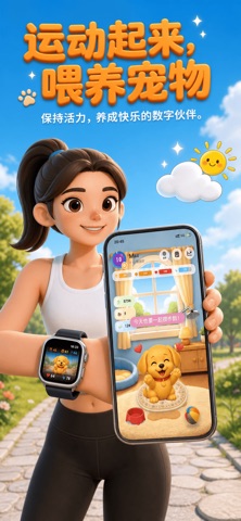 FitnessPet-元气健身宠物喂养、拓麻歌子电子宠物 screenshot