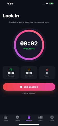 Nudge Habit Tracker screenshot
