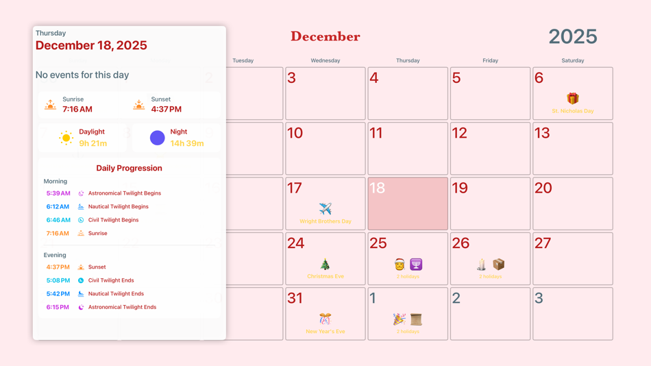 #4. Calendar Play (iOS) 由: Nathan Fennel