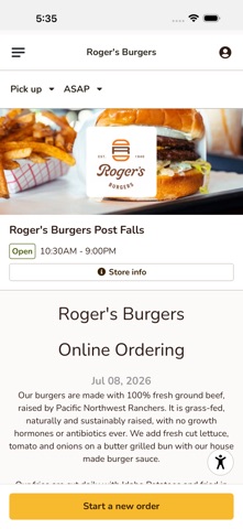 Roger's Burgers screenshot
