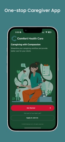 Comfort Care App Screenshot 1 of 4