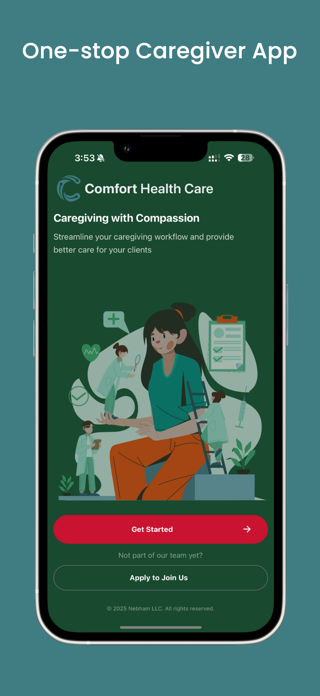Comfort Care App Screenshot 1 of 4