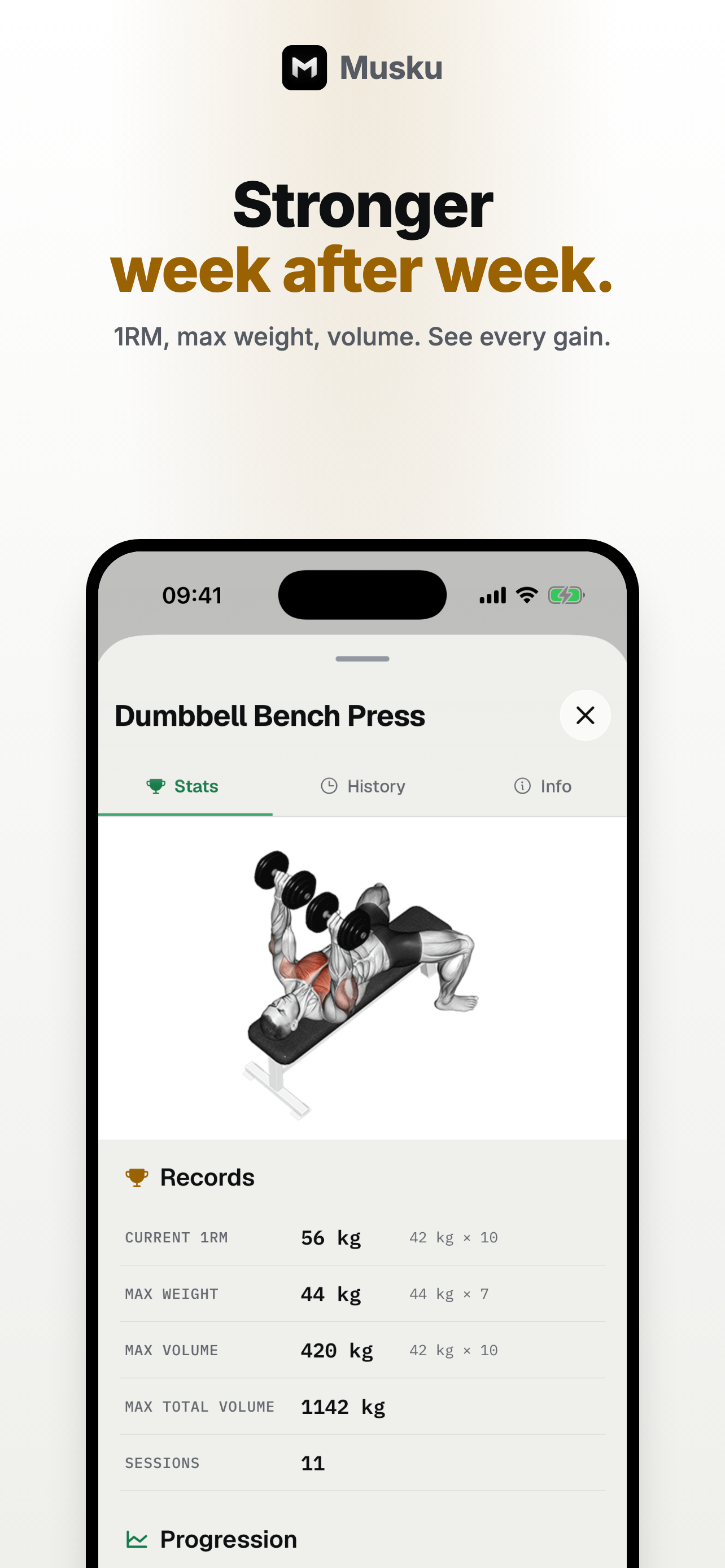 Musku - Workout Tracker screenshot 4