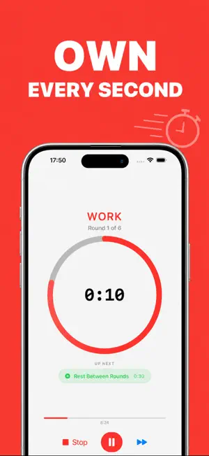 iTimer - HIIT & Interval Timer screenshot 1