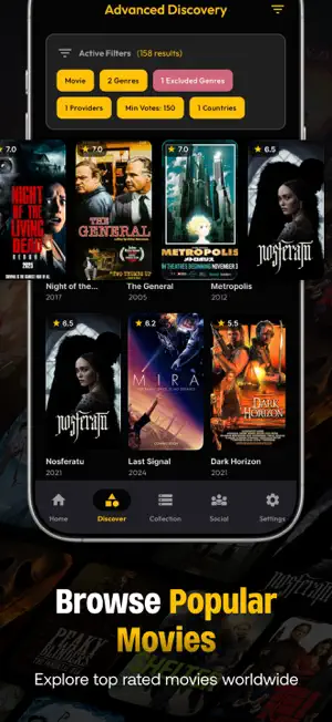 Popcorn DB: Movie Tracker screenshot 3