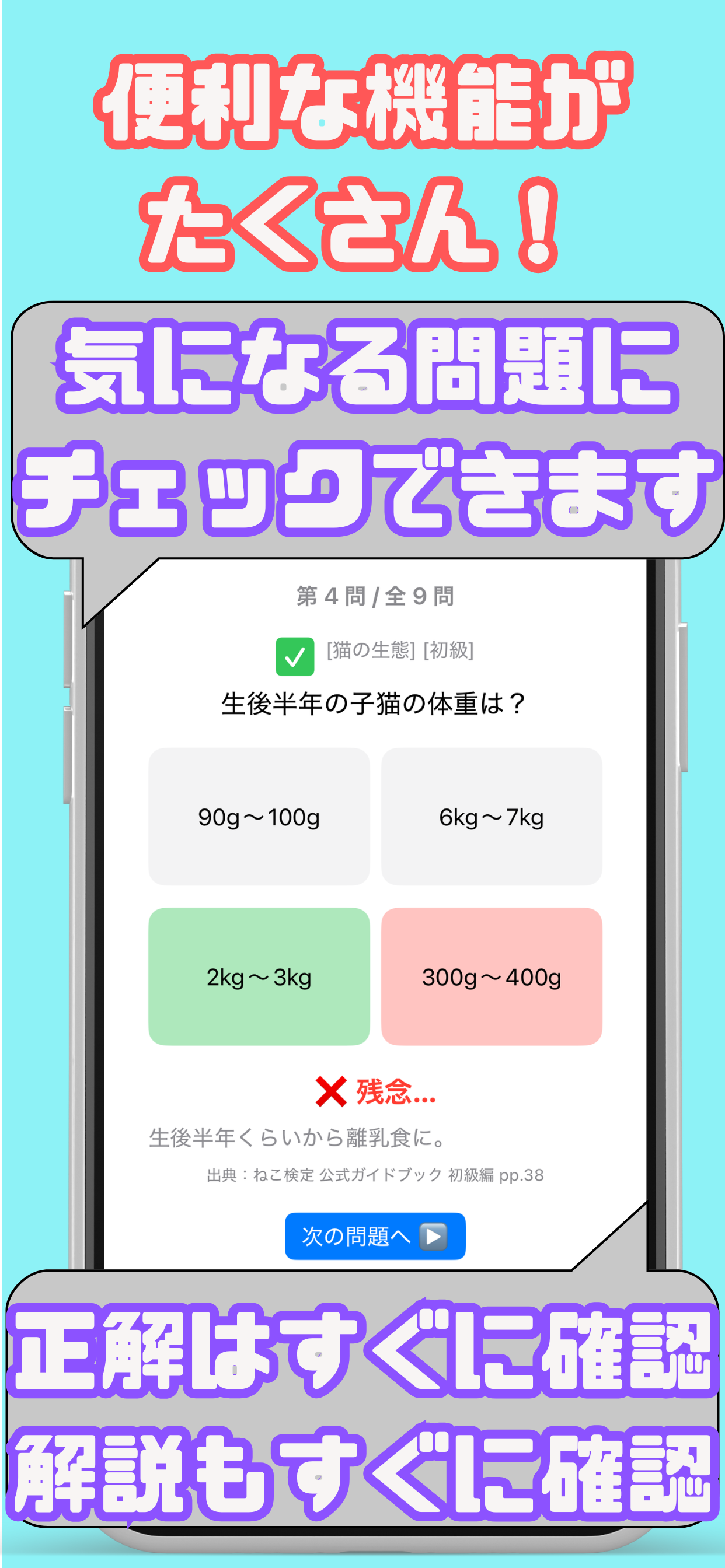 ねこ検クイズ screenshot 4