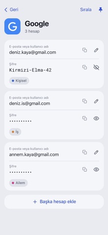 Şifrem Neydi? Screenshot 2 of 6