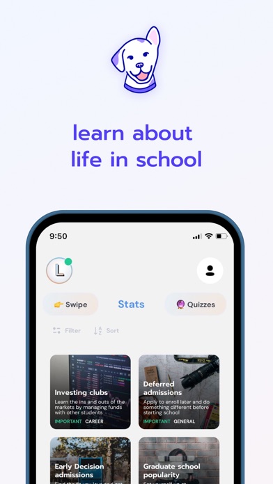 Loper - College Search Screenshot