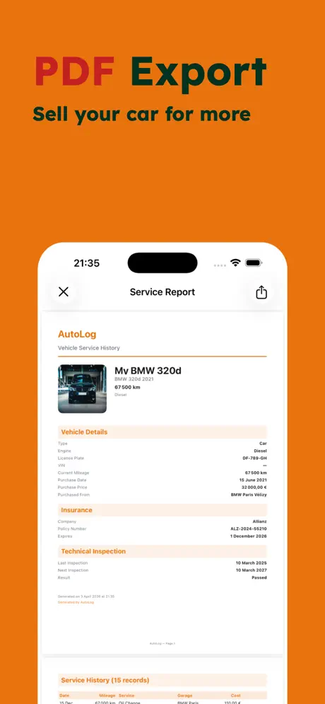 AutoLog — Car Maintenance — iPhone screenshot 6