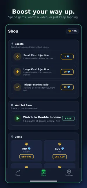 To The Moon: Idle Trader screenshot 1