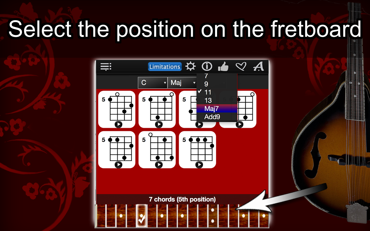 Mandolin Chords Compass Lite