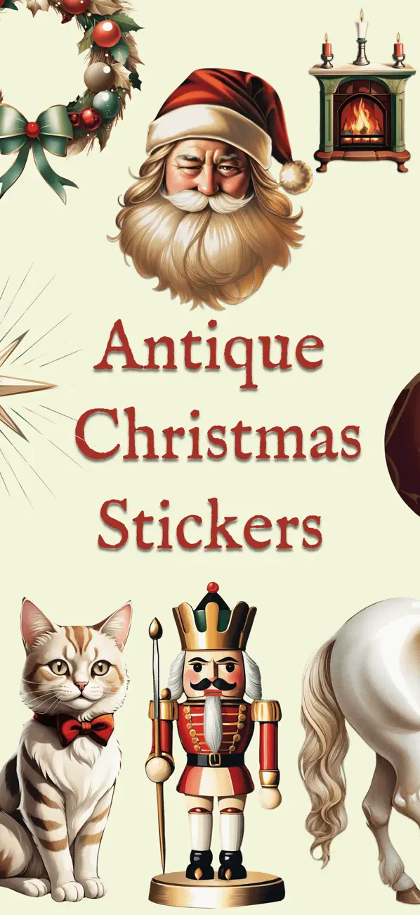 Screenshot #1 pour Antique Christmas Stickers