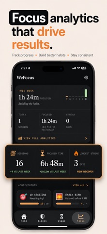 WeFocus: App Blocker & Limits screenshot