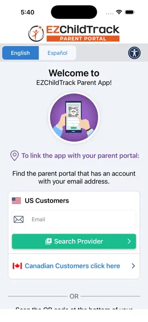 EZChildTrack Parent Portal screenshot 1
