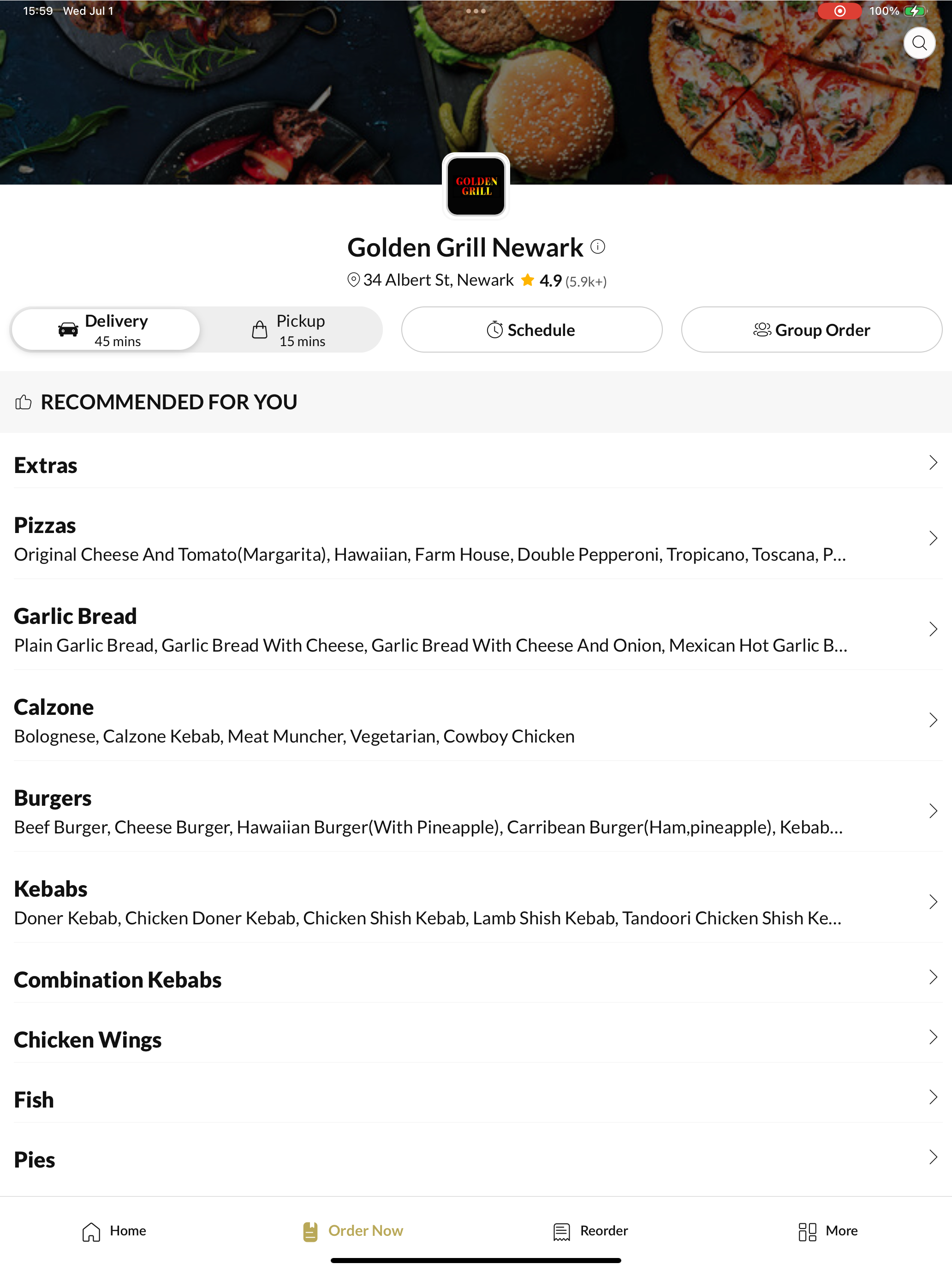 Golden Grill Newark. screenshot 6