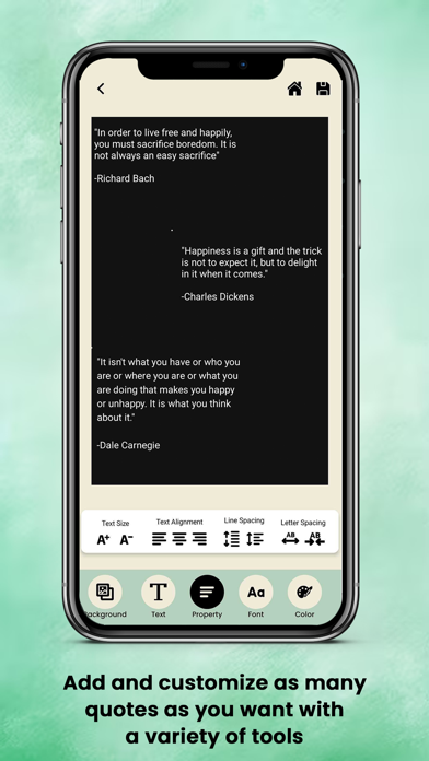 Best Quotes & Sayings Creator Screenshot