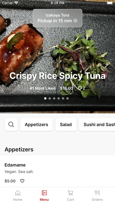Izakaya Tora app screenshot 2