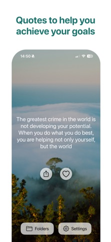Inspire Today - Daily Quotes screenshot