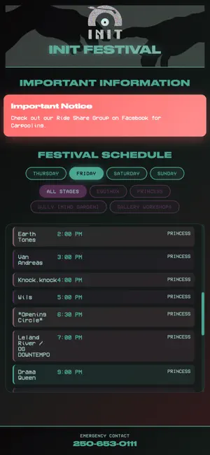 INIT Festival screenshot 2