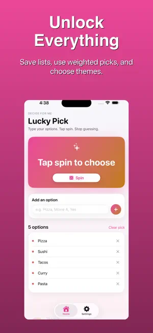 Decision Maker - Random Picker screenshot 3