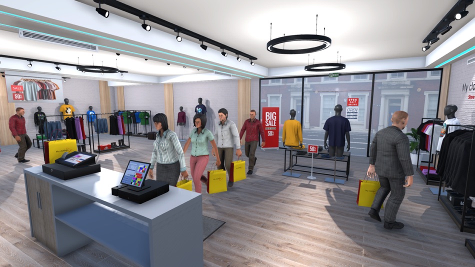 #1. Clothing Outlet Simulator (iOS) Podle: Aleksandrs Visnakovs