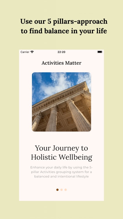 Activities Matter - Journal