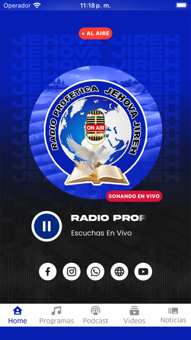 Radio Profetica Jehova Jireh Screenshot