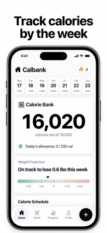 Calbank: Calorie Tracker Screenshot 1 of 6