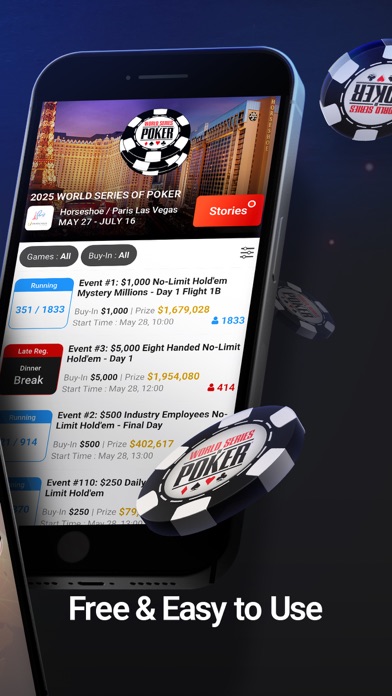WSOP+ : WSOP Official App Screenshot