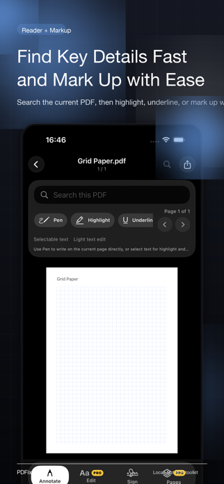 PDFix: PDF Scanner & Editor Screenshot 3 of 7