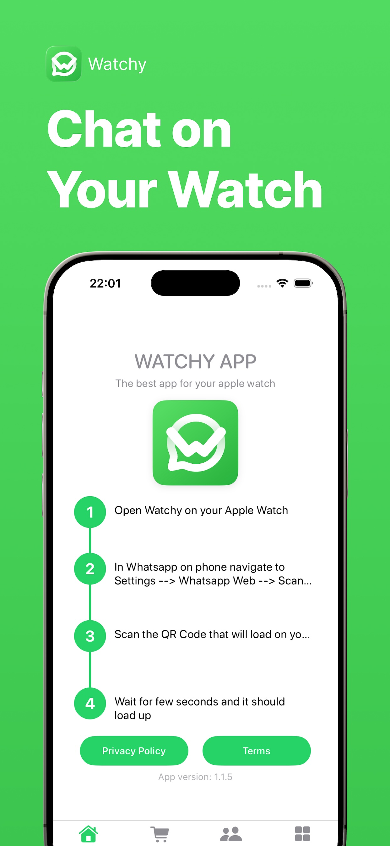 Watchy: use with WhatsApp