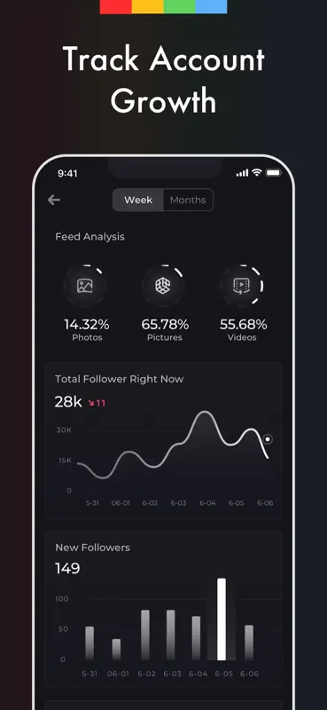 Reports Unfollowers Followers+ screenshot 6 of 9