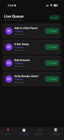 The LineUp: Dance Requests screenshot
