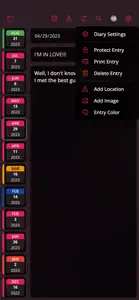 EZ Diary App screenshot #3 for iPhone