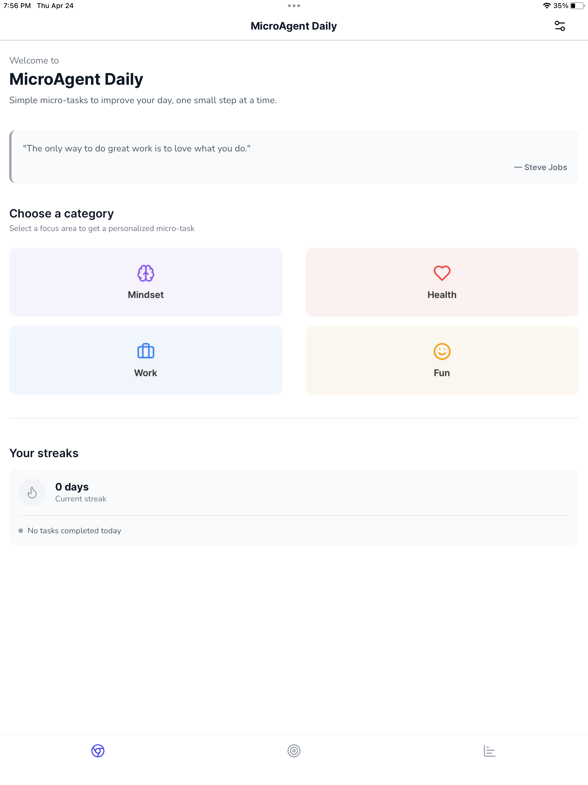 MicroAgent Daily