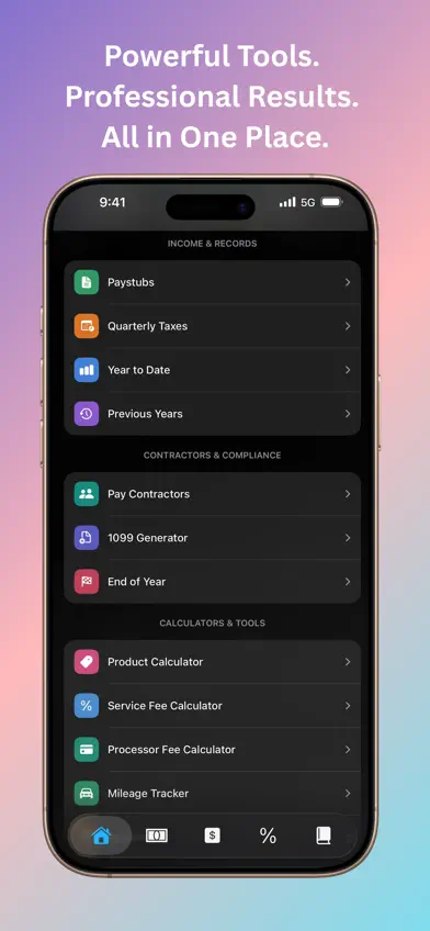 Self Employed: Income & Tax screenshot 2