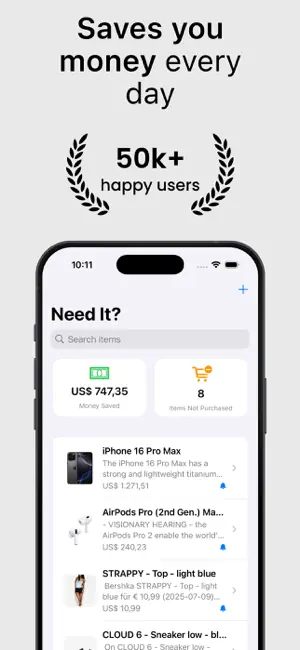 Pause Your Shopping | Need It? screenshot 1