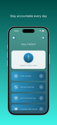 Ocean: Longevity Habit Tracker screenshot