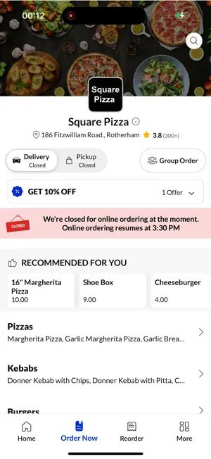 Square Pizza Rotherham screenshot 2