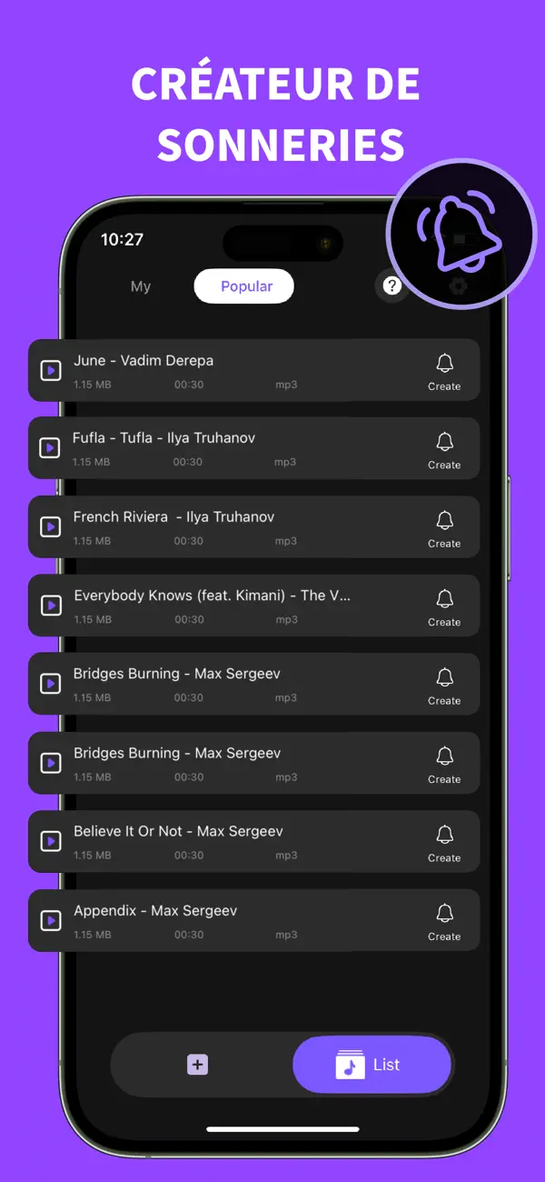 Screenshot #2 pour Garage Ringtones Sonnerie