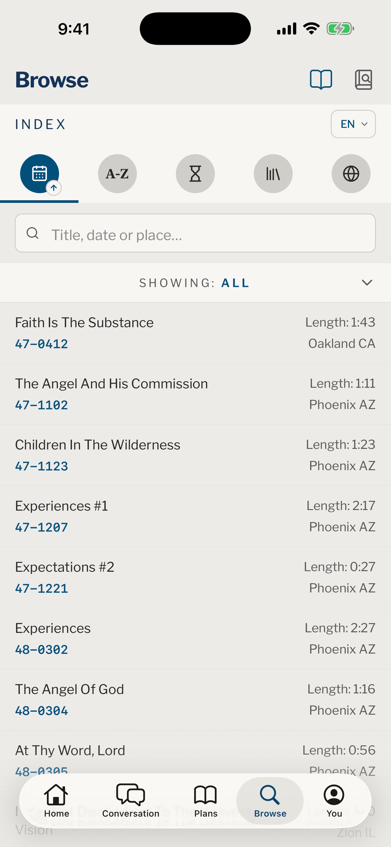 Screenshot 3 of Branham Sermons