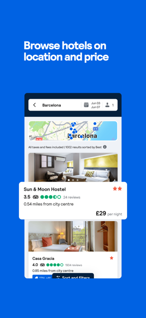 ‎Skyscanner Flights Hotels Cars Screenshot