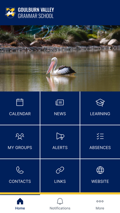 Screenshot 1 of Goulburn Valley Grammar School App
