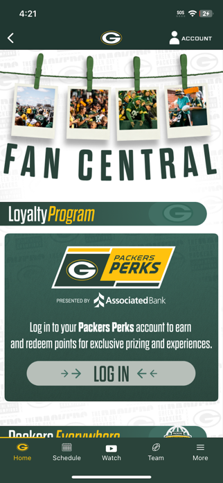 Green Bay Packers Screenshot 2 of 4