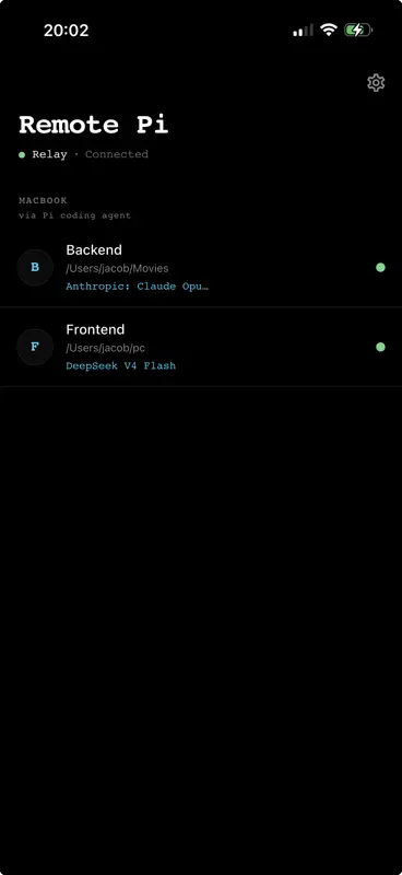 Remote Pi - Coding Agent screenshot 3 of 4