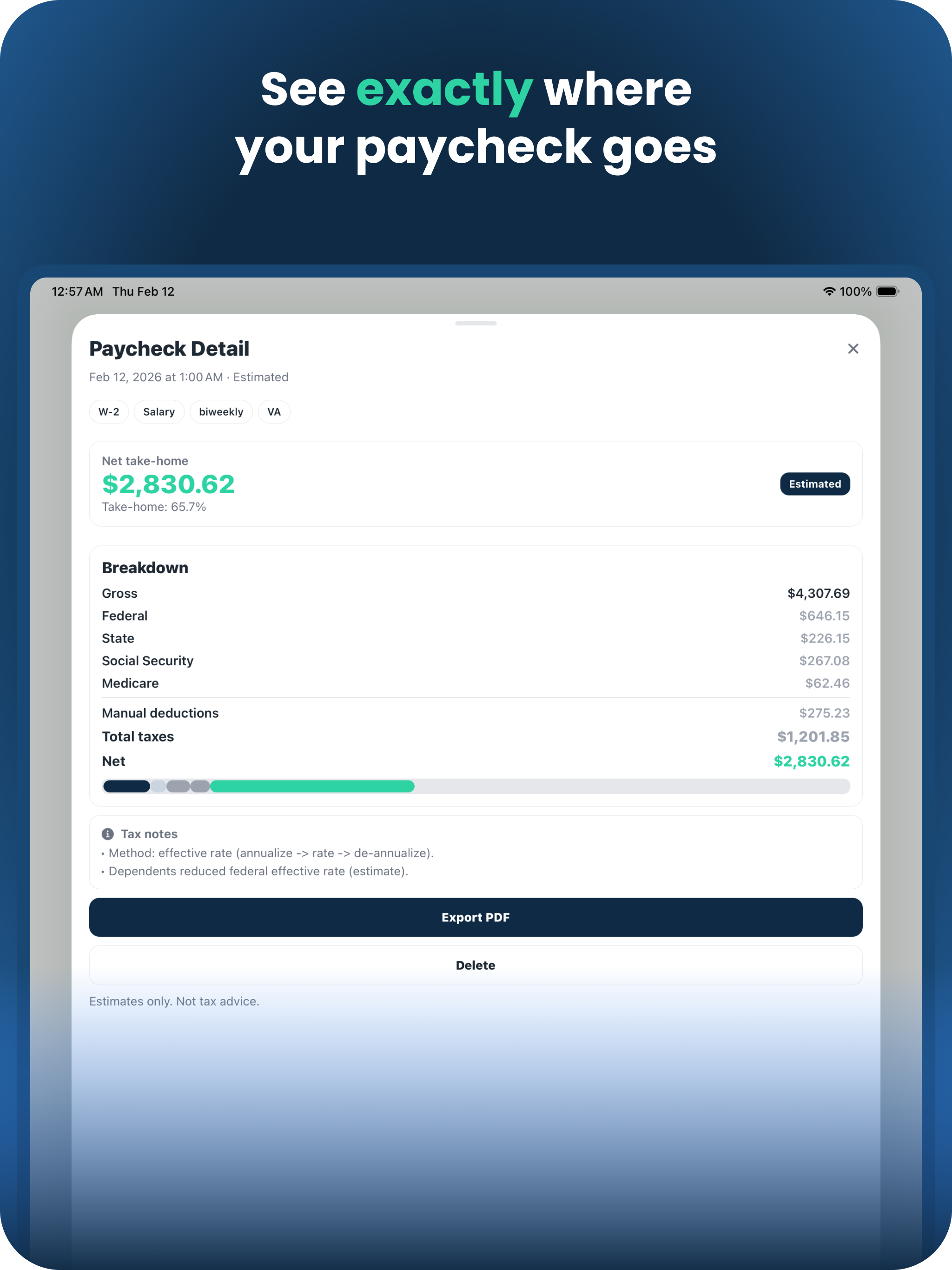 NetPay: Paycheck Calculator