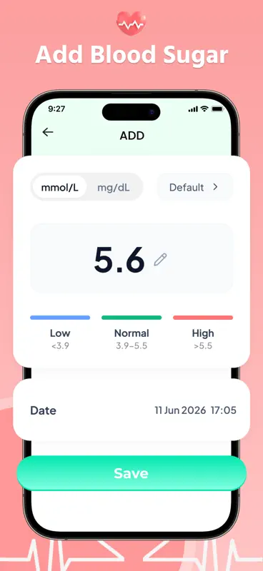 Blood Sugar Tracker-AI Health screenshot 3 of 6
